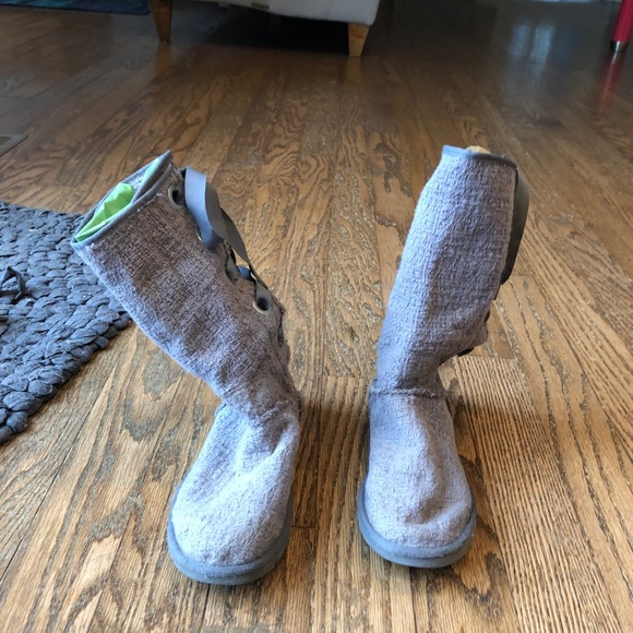 Ugg lavender lace up tall boot - Picture 2 of 2